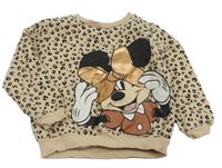 Béžová vzorovaná mikina s Minnie H&M