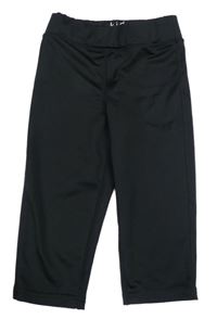 Čierne športové capri legíny Tchibo