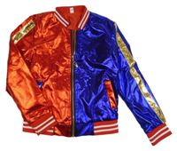 Kostým - Červeno-modrá bunda - harley quinn