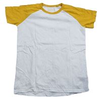Bielo-žlté tričko Next