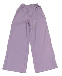 Levandulové culottes nohavice