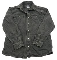 Sivá rifľová košeľa Next