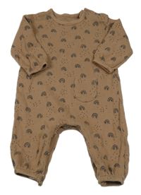 Béžový vzorovaný overal s duhami George 