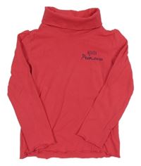 Ružové tričko s nápisom a rolákom Lupilu