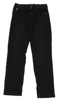 Černé slim rifle Denim Co. 