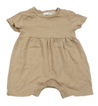 Béžový vzorovaný kraťasový overal Lily & Dan