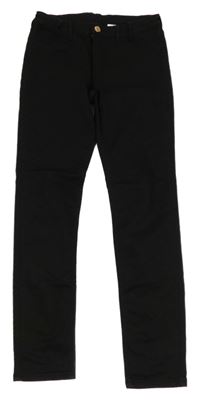 Čierne skinny elastické rifle H&M