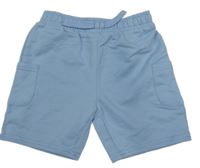 Modré teplákové kraťasy s vreckami Dunnes