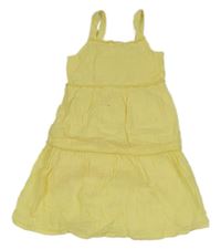 Žluté mušelínové šaty F&F