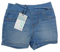 Nové - Modré rifľové kraťasy Primark