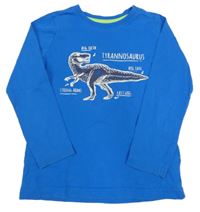 Modré tričko s dinosaurom Lupilu