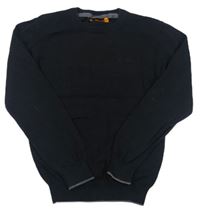 Čierny sveter s logom Ben Sherman