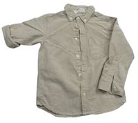 Béžová melírovaná košeľa H&M