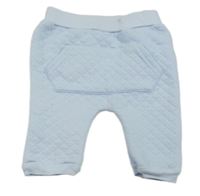 Svetlomodré prešívané vyteplené turecké tepláky s vreckom PRIMARK