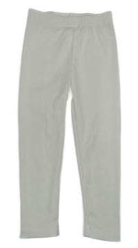 Smetanové žebrované legíny 