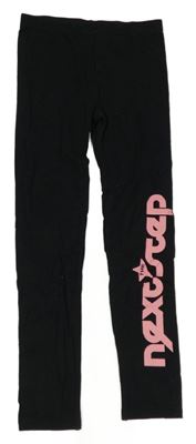 Černé legíny s nápisem George