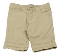 Béžové chino plátěné kraťasy Denim Co.