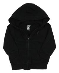 Čierna prepínaci mikina s bleskom a kapucňou F&F