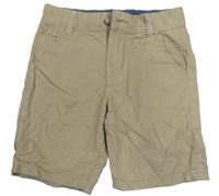 Pískové plátěné chino kraťasy Matalan