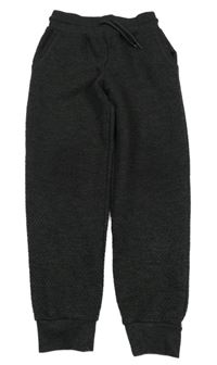 Tmavošedé prošívané tepláky Primark