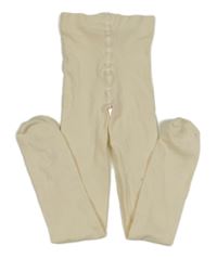 Krémové pančuchy H&M