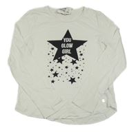 Nové - Smetanové triko s hvězdami Tom Tailor