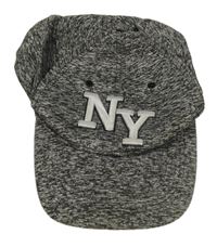 Tmavosivá melírovaná šiltovka s písmeny