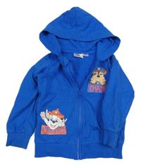 Modrá prepínaci mikina s Paw Patrol a kapucňou Nickelodeon