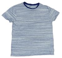 Bielo-modré melírované tričko Next