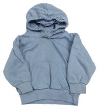 Šedomodrá mikina s kapucňou zn. Primark