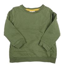 Khaki ľahká mikina Pep&Co