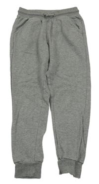 Šedé melírované tepláky Nutmeg