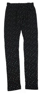 Černé puntíkaté legíny Pep&Co