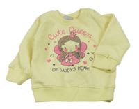 Žlutá mikina s princeznou 