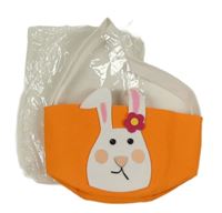 Nové - Oranžový košíček s králíkem 