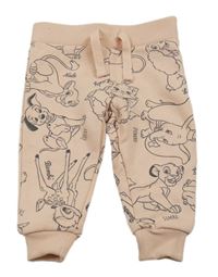 Světlerůžové vzorované tepláky s obrázky Primark