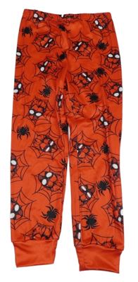 Čierne pyžamové nohavice so Spidermanem shein