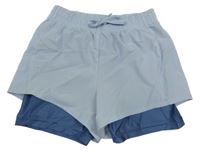 Svetlomodré športové kraťasy H&M