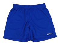 Modré športové funkčné kraťasy s logom Kipsta