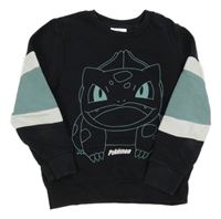 Černo-zelená mikina s pokémonem C&A