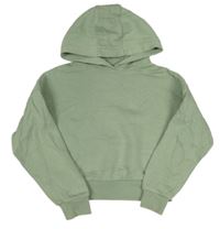 Zelená crop mikina s kapucňou F&F