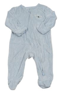 Svetlomodrý zamatový overal s koalou Primark