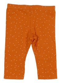 Oranžové bodkovaná é crop legíny Tchibo