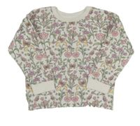 Biela kvetovaná mikina Primark