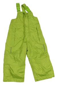 Limetkové šusťákové laclové oteplovačky Palomino