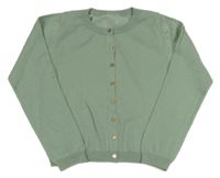 Zelený prepínaci sveter Tchibo