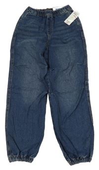 Nové - Tmavomodré široké cuff rifle Pep&Co