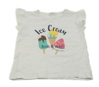 Biele tričko s nanuky