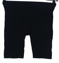 Dámske čierne rebrované elastické kraťasy Primark