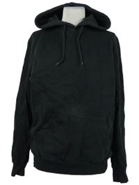 Pánska čierna mikina s kapucňou C&A